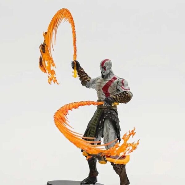 اکشن فیگور خدای جنگ گاد اف وار God of War مدل Kratos Flaming Blades برند نکا