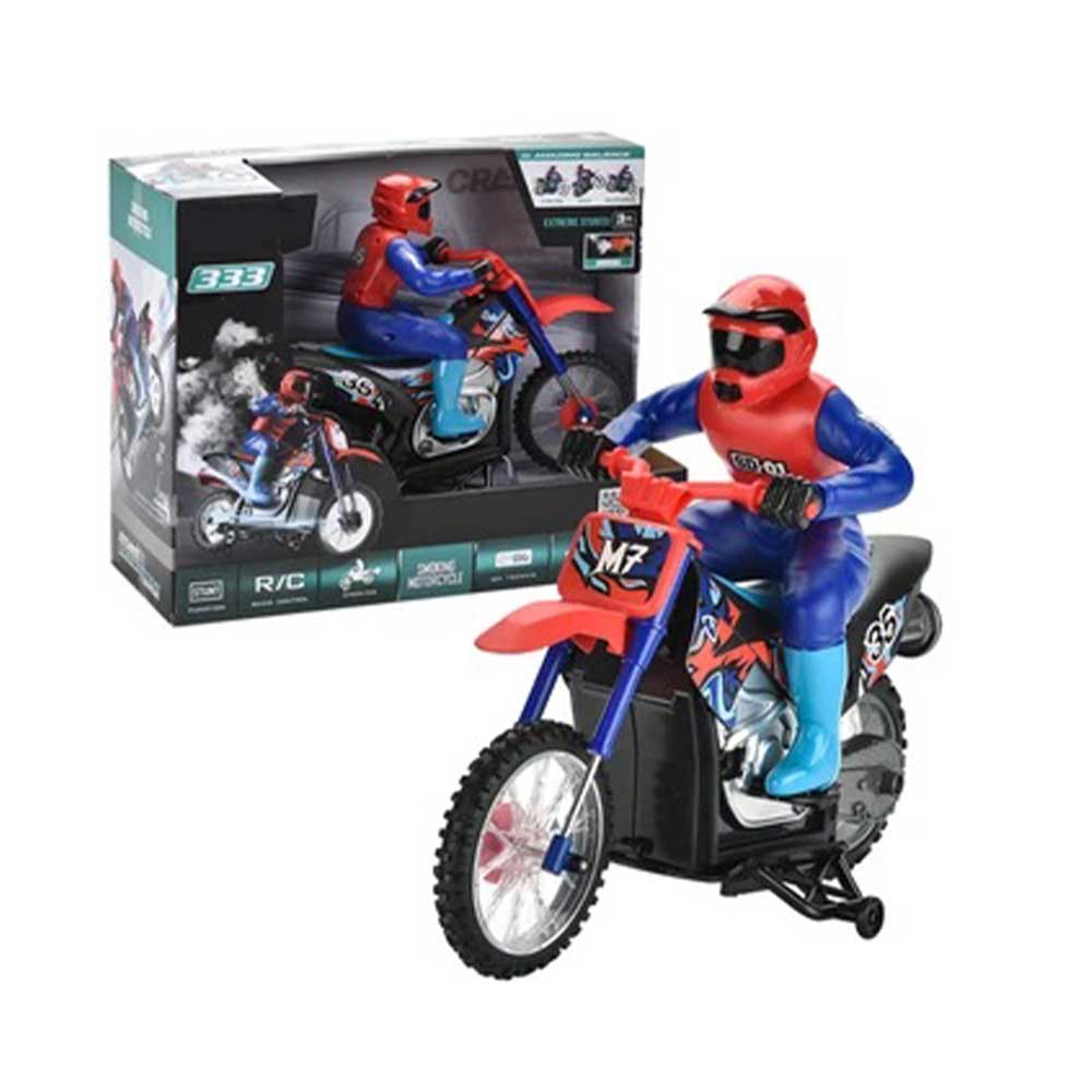 Motorcycle 1:10 Mist Spray Remote Control Crazon