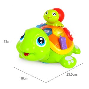 اسباب بازی نوزادی موزیکال لاکپشت مادر و فرزند هولی تویز مدل 868 Hola Toys Parent-Child Tortoise Interactive Toy _اسباب بازی نوزادی