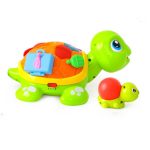 اسباب بازی نوزادی موزیکال لاکپشت مادر و فرزند هولی تویز مدل 868 Hola Toys Parent-Child Tortoise Interactive Toy _اسباب بازی نوزادی