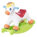 اسباب بازی نوزادی موزیکال دو کاره اسب الاکلنگی هولی تویز مدل Hola Toys Rocking Horse Children's Music 987 _اسباب بازی نوزادی