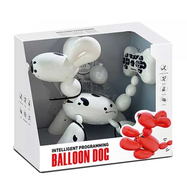 mingqian Remote Control Dog, Remote Control Programming Balloon Dog Intelligent Singing Dance Game for Children Boys Girls