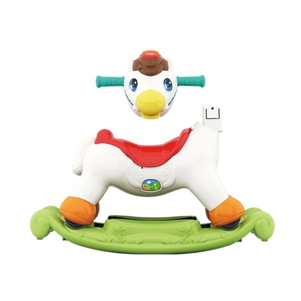 اسباب بازی نوزادی موزیکال دو کاره اسب الاکلنگی هولی تویز مدل Hola Toys Rocking Horse Children's Music 987 _اسباب بازی نوزادی