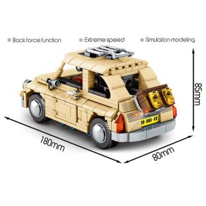 لگو ماشین فیات Nuova برند اس وای مدل SY8100