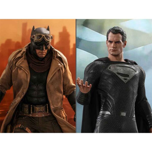 اکشن فیگور بتمن و سوپرمن زک اسنایدر لیگ عدالت Knightmare Batman VS Superman