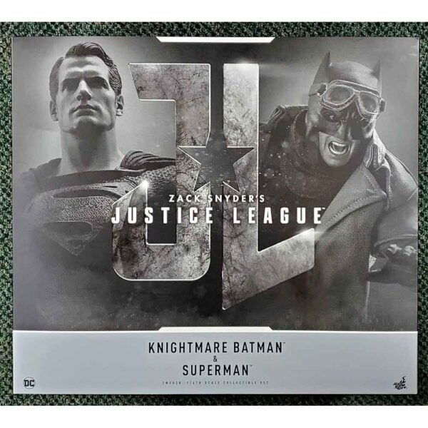 اکشن فیگور بتمن و سوپرمن زک اسنایدر لیگ عدالت Knightmare Batman VS Superman