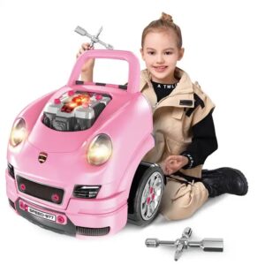 اسباب بازی ماشین ریموت دار موتور مستر Motor Master مدل کاپوت پورشه صورتی Kids Engine Toy_اسباب بازی ماشین