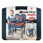 ست میز جعبه ابزار اسباب بازی با دریل کد 21-008 Super Tool Toys -اسباب بازی