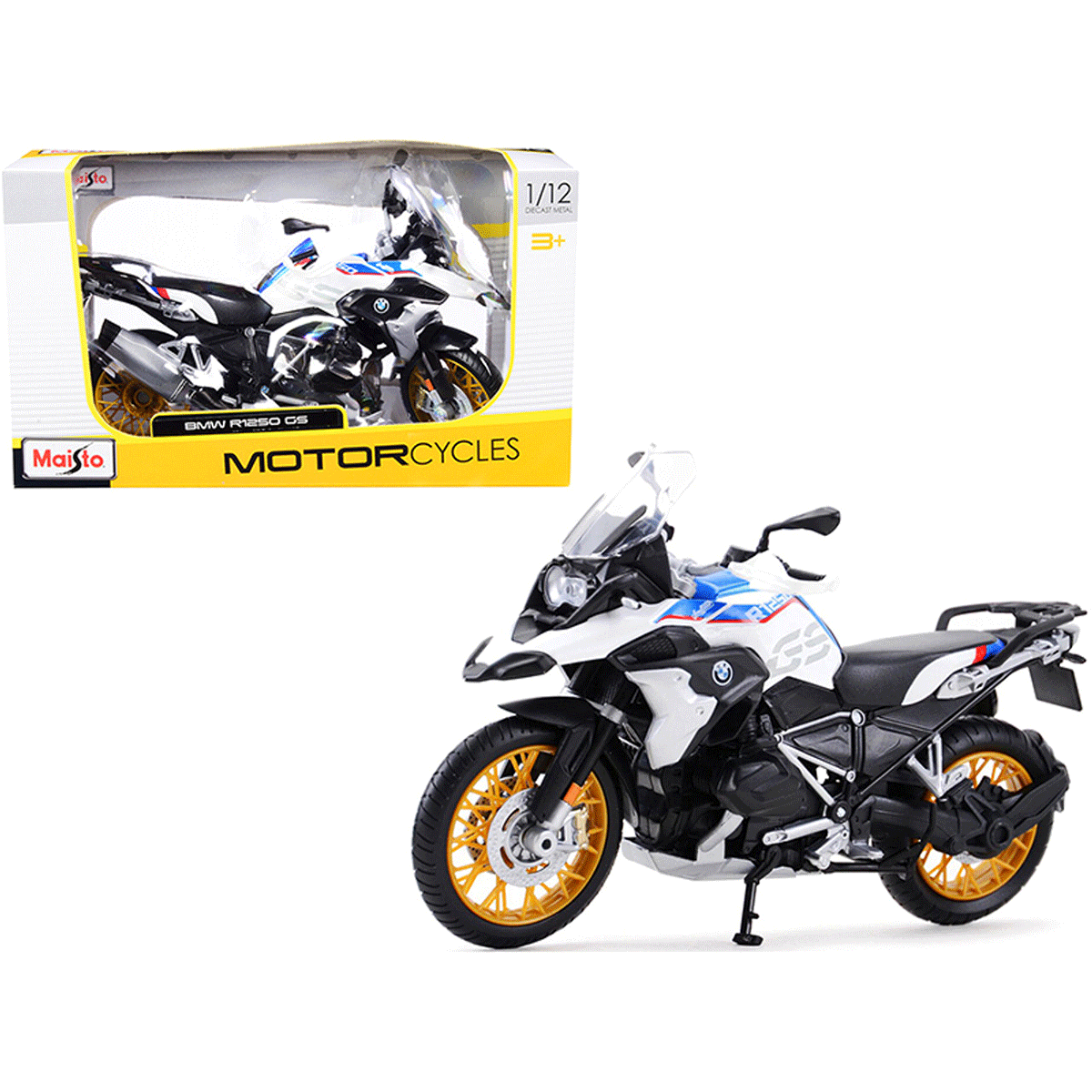 مایستو BMW R1250 GS مدل 1:12 موتور سیکلت MAISTO-BMW-31101