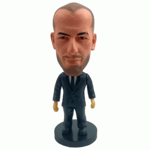 Zinedine Zidane Figure Doll Real Madrid Soccer Coach Statue Football Gift Model