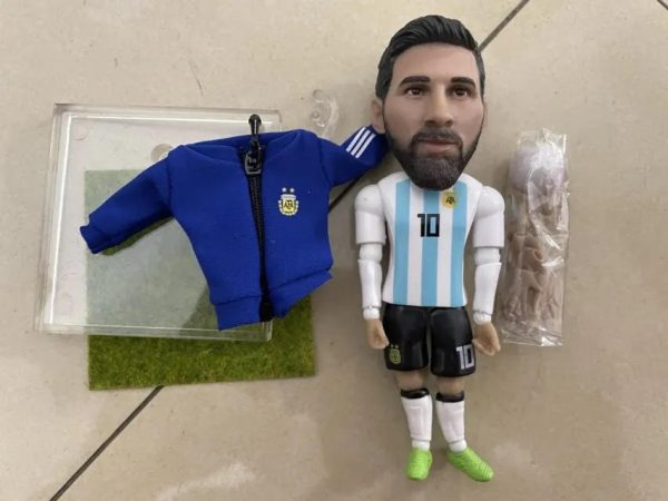 اکشن فیگور مسی Messi تیم ملی آرژانتین برند MARKSOCCER مجموعه 14 عددی