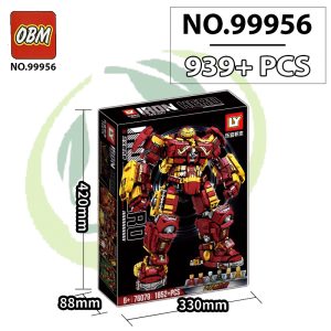 ساختنی هالک باستر Hulk Buster مدل 3D کد 99956 تعداد قطعات 939 قطعه