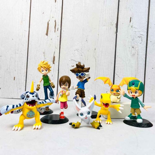 فیگور دیجیمون Digimon مجموعه 8 عددی کد 13614