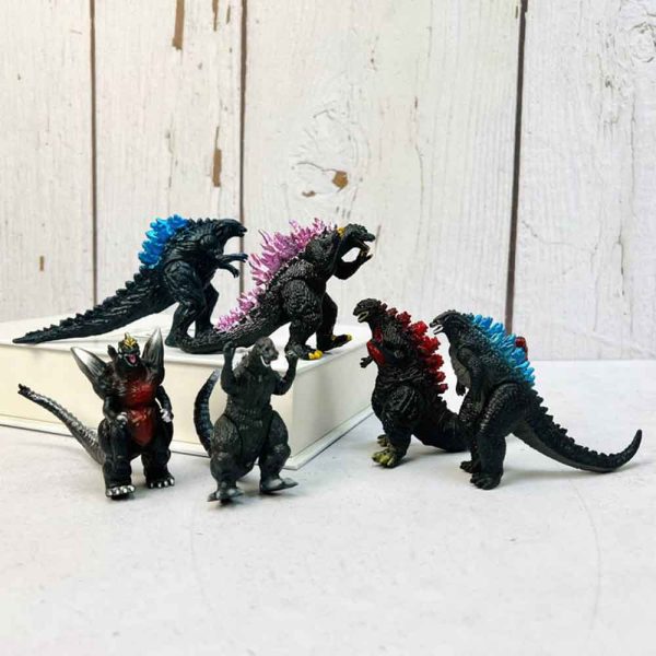 فیگور کینگ کونگ و گودزیلا Godzilla مجموعه 7 عددی کد F26