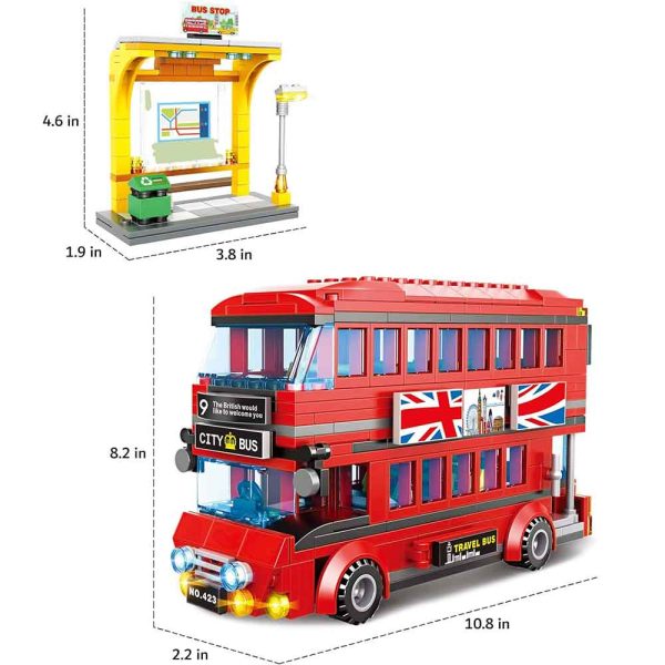 ساختنی اتوبوس لندن برند LX کد LX-A423