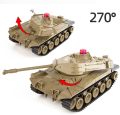 تانک کنترلی شارژی تانک MZ Military Battle Tank Toy مقیاس 1:30