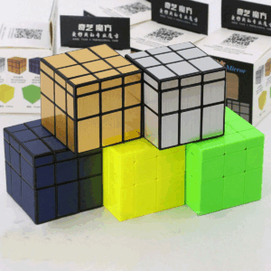 Drift 3x3 (Mirror - Golden) Magic Speedy Brain Teaser Cube