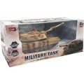 تانک کنترلی شارژی تانک MZ Military Battle Tank Toy مقیاس 1:30