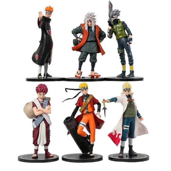 فیگور انیمه ناروتو Naruto بسته 6 عددی