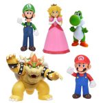 فیگور سوپر ماریو قارچ خور Super Mario مجموعه 6 عددی کد 000258