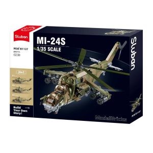 ساختنی لگو هلیکوپتر جنگی ارتش مدل MI-24S Sluban کد 381137