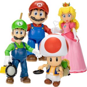 فیگور سوپر ماریو قارچ خور Super Mario مجموعه 6 عددی کد 000258