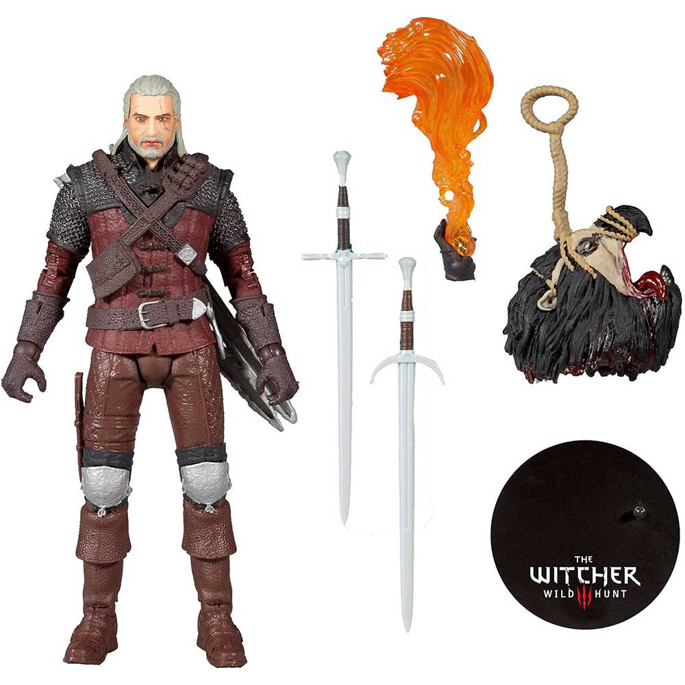 اکشن فیگور گرالت ویچر The Witcher Wild Hunt 3 Geralt of Rivia برند مکفارلین