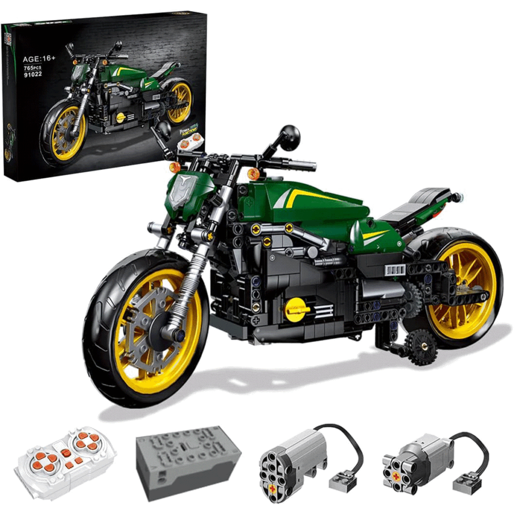 COMEP Technology Motorcycle Building Blocks, 765 Clamping Blocks Technology Racing Motorcycle Model Kit, Technology Super Motorcycle Dirt Motorcycle...