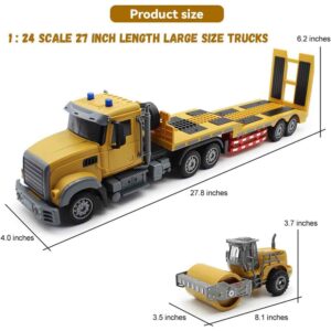 ماشین کنترلی تریلی حمل لودر بزرگ Remote Control TRANSPORT TRUCK کد 185-8