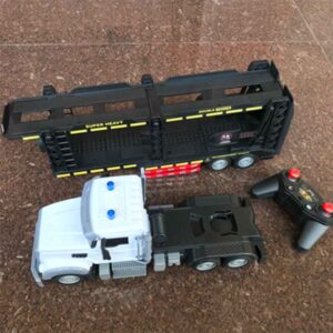 ماشین کنترلی تریلی خودرو بر بزرگ Remote Control TRANSPORT TRUCK کد 185-9