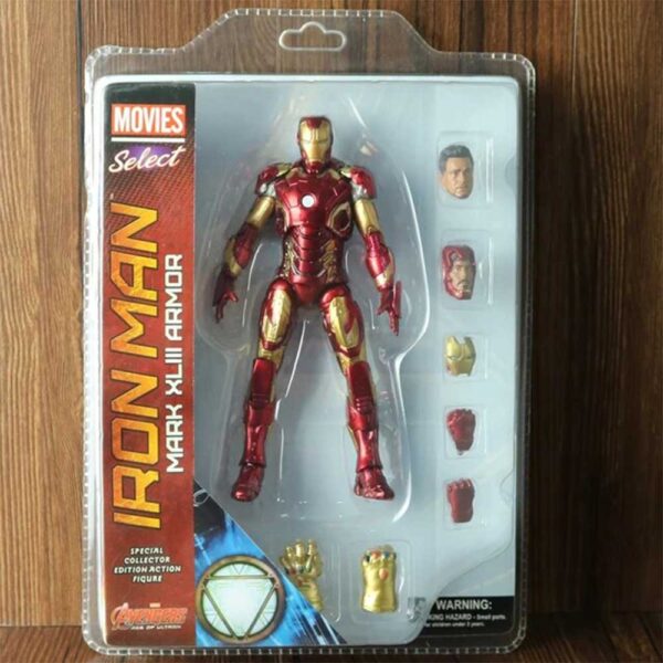 اکشن فیگور آیرون من Ironman Mark 43 برند دایموند سلکت