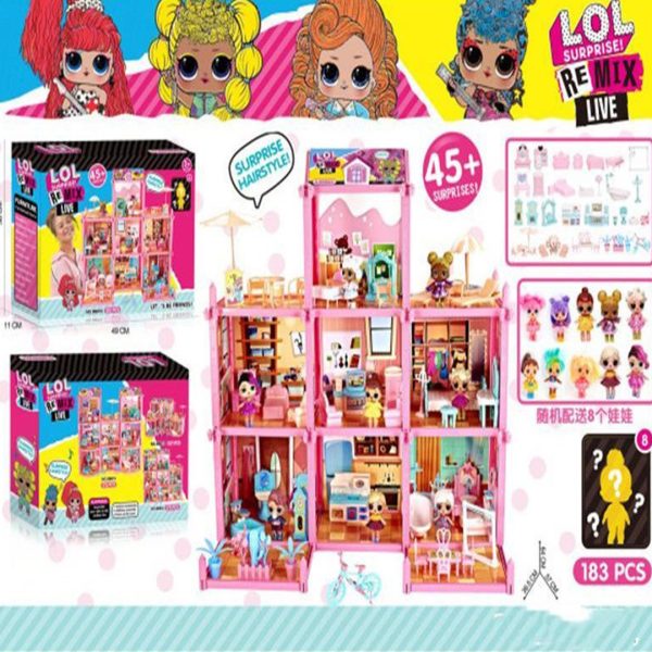 اسباب بازی ال او ال سوپرایز مدل Doll House BB014