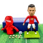 اکشن فیگور رونالدو Ronaldo تیم منچسنر یونایتد برند MARKSOCCER مجموعه 14 عددی