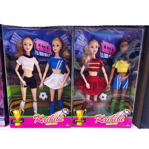 عروسک باربی barbie فوتبالی مدل bld-160-1