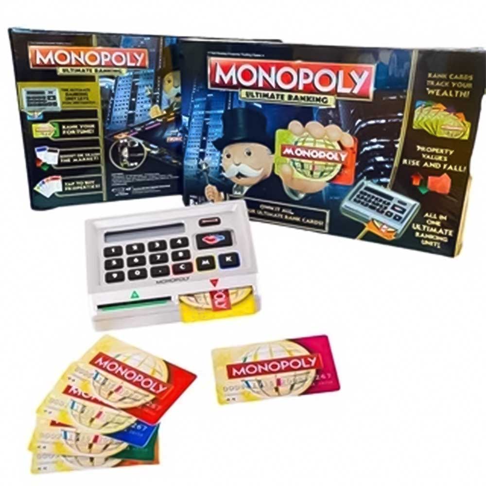 بازی فکری مونوپولی کارت خوان دار مدل Monopoly Ultimate Banking کد 6118 برند هاسبرو