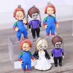 آویز مینی فیگور جاسویچی چاکی Chucky بسته 6 عددی برند تاکارا تامی