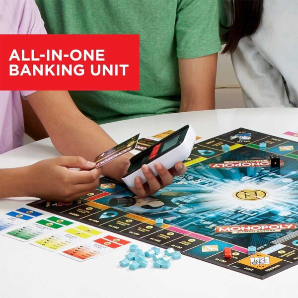 بازی فکری مونوپولی کارت خوان دار مدل Monopoly Ultimate Banking برند هاسبرو