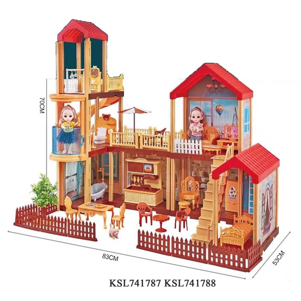 اسباب بازی مدل خانه عروسکی LOL کد LL-058