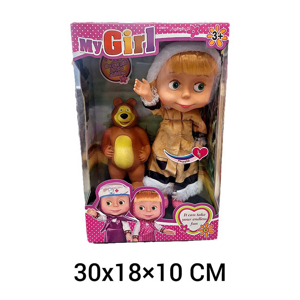 عروسک ماشا میشا بزرگ کد 5-2090