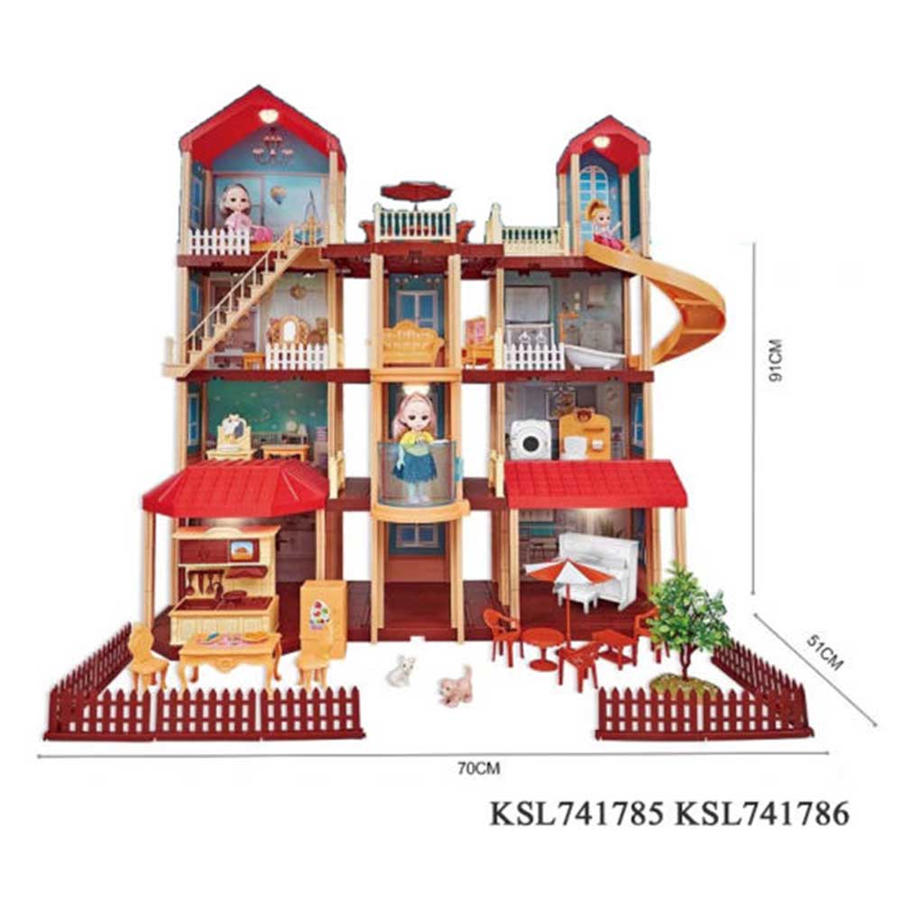 اسباب بازی مدل خانه عروسکی LOL کد LL-063