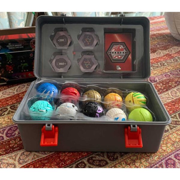 اسباب بازی باکوگان 10 عددی جعبه طوسی Bakugan کد CY1718-10