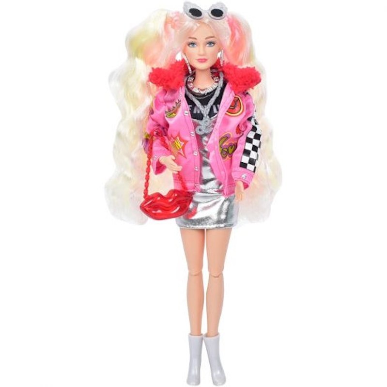 عروسک باربی دفا لوسی همراه با سگ مدل Barbie Defa Lucy کد 8497