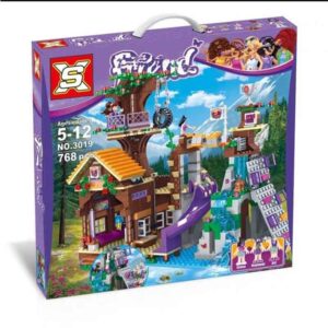 10497 739Pcs Adventure Camp Tree House Building Blocks Bricks