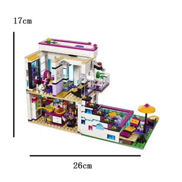 ساختنی لگو خانه فرندز آیتم کد 3008