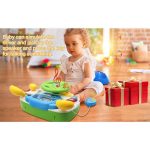 اسباب بازی نوزادی آموزشی فرمان کودک Fisca Toddler Steering Wheel مدل 1712B