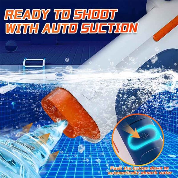 تفنگ اسباب بازی آب پاش شارژی 40 سانتی مدل Electric Water Gun M37B