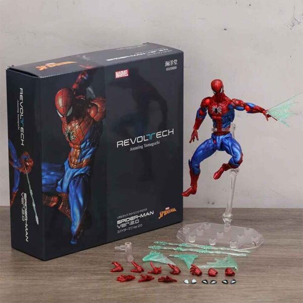 اکشن فیگور اسپایدرمن Revoltech Spiderman برند یاماگوچی