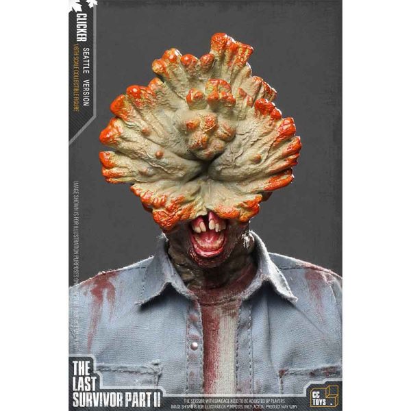 اکشن فیگور کلیکر زامبی لست اف آس مدل Last of Us 2 Clicker برند CCTOYS