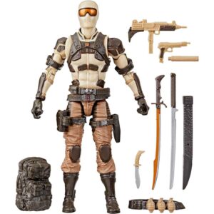 اکشن فیگور سرباز کوماندو جی ای جو G I JOE Commando Snake Eyes برند هاسبرو