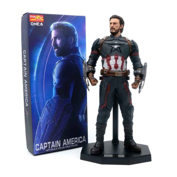 فیگور کاپیتان آمریکا Captain America کد 987713 برند کریزی تویز